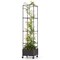 Costway 1/2 PCS 67" Planter Raised Garden Bed with Planter Box &Trellis Adjustable Height